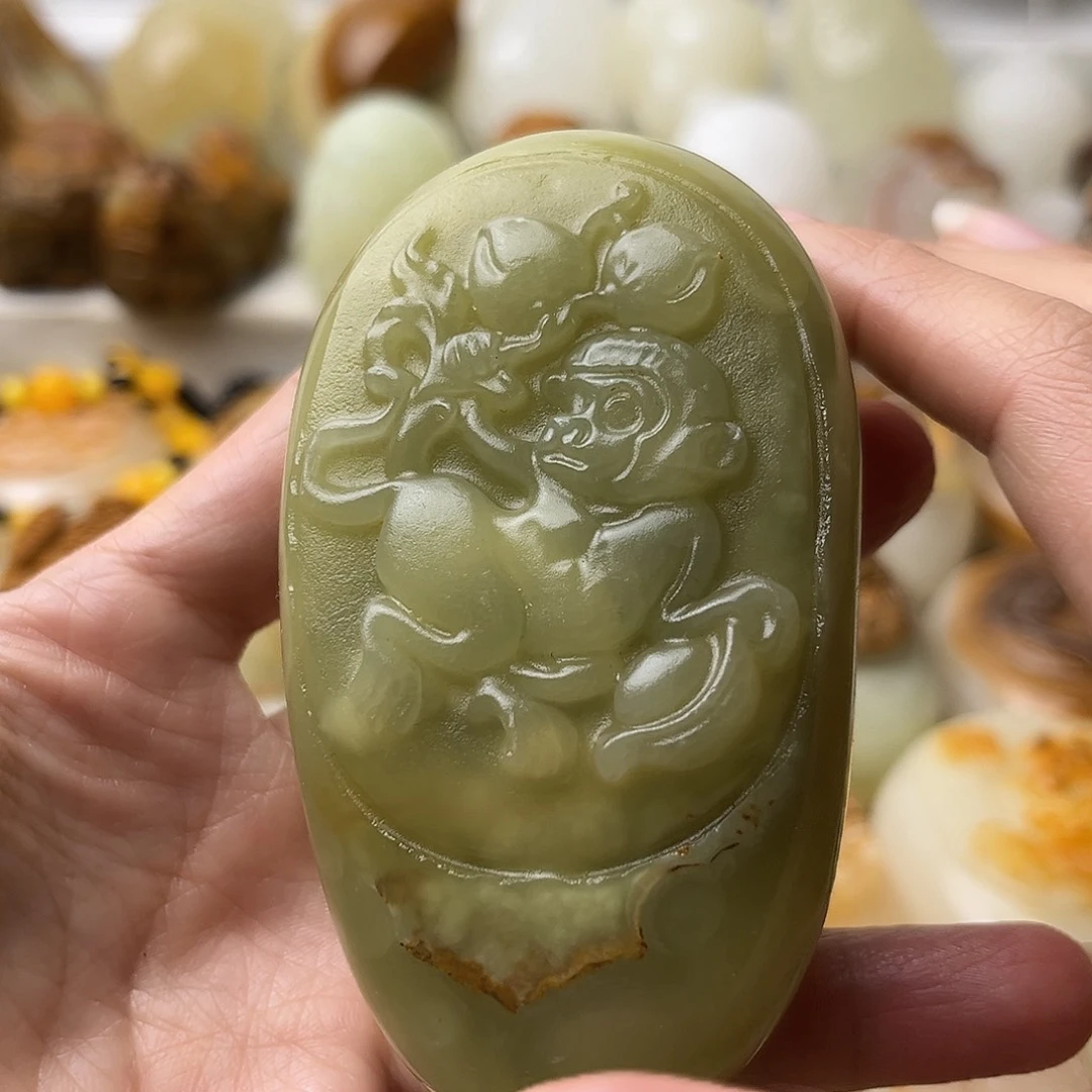 石材古青石不退换猴微瑕