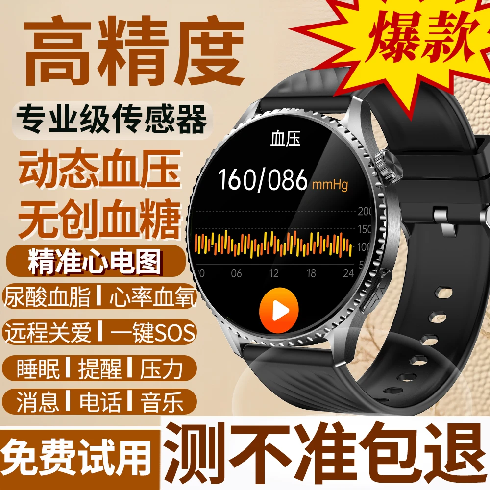 【灵燿6s】高精度血压心率监测健康智能手表