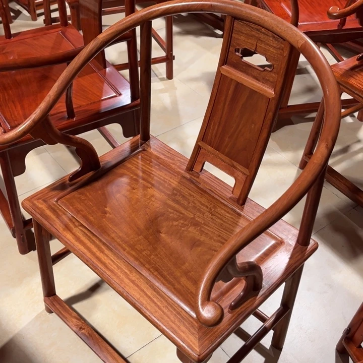 卓***群成套家具紫檀木类缅甸花梨木