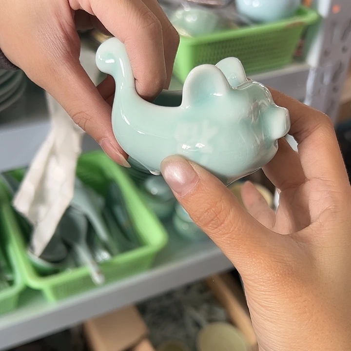 云间青瓷龙泉小米茶器