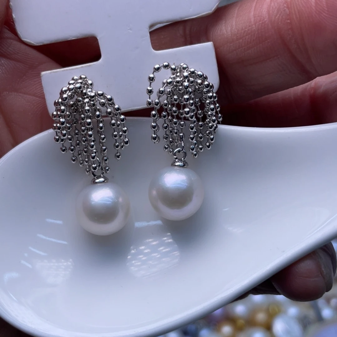 淡水珍珠耳饰未镶嵌