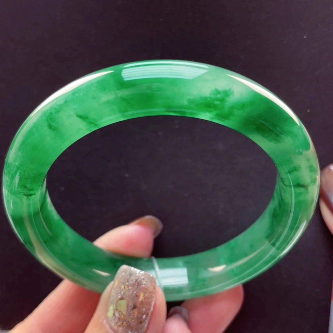 石英质玉未镶嵌手镯55-56