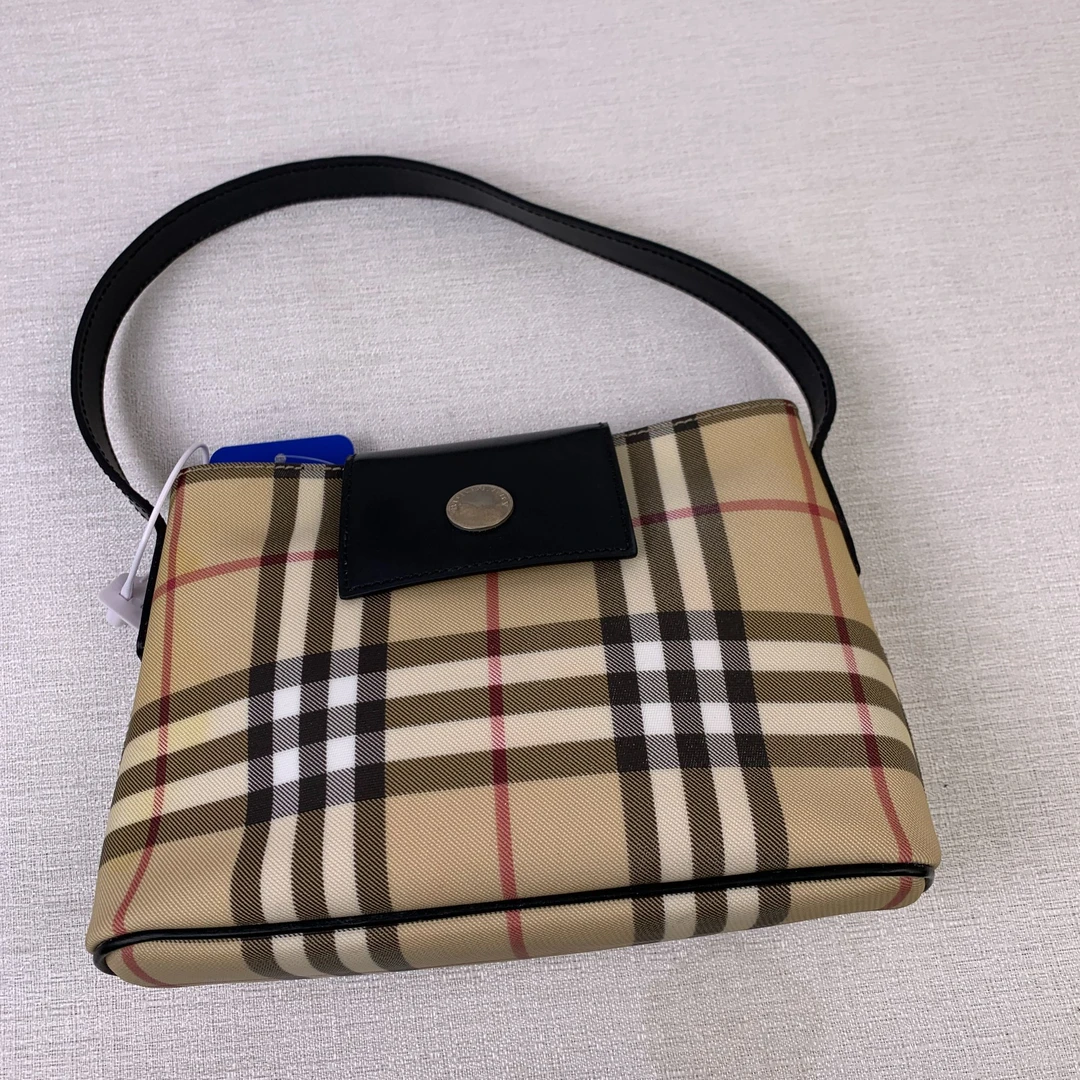 95新 BURBERRY/博柏利 巴宝莉格纹手提/WJ11719008/9008