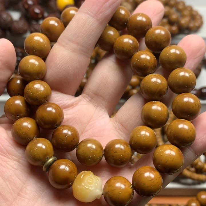 手串紫金鼠12+mm光珠手持35颗