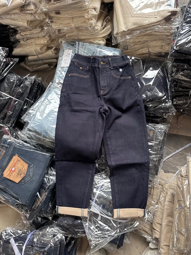 【1104】半松紧微垮裤