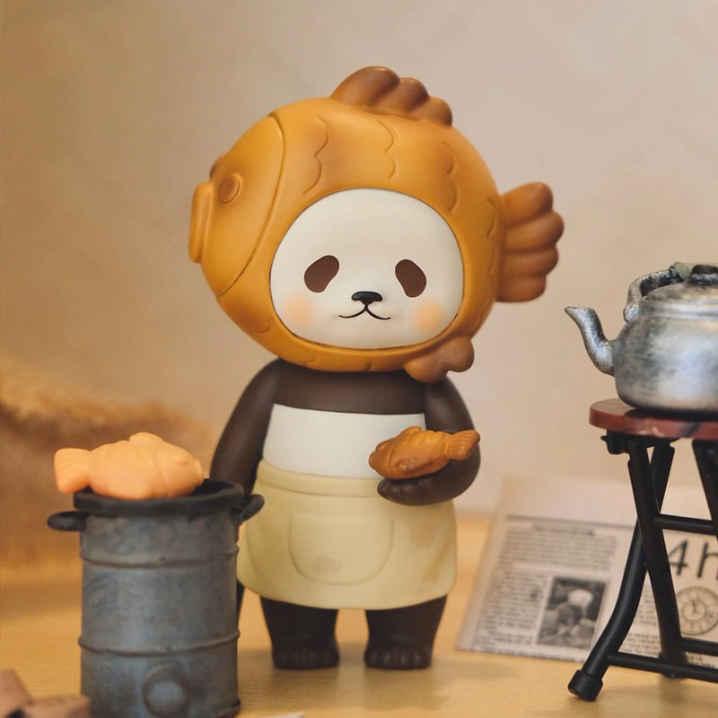 【开盒不退不H】PlanetBear白熊百货鲷鱼烧熊猫系列盲盒潮玩手办