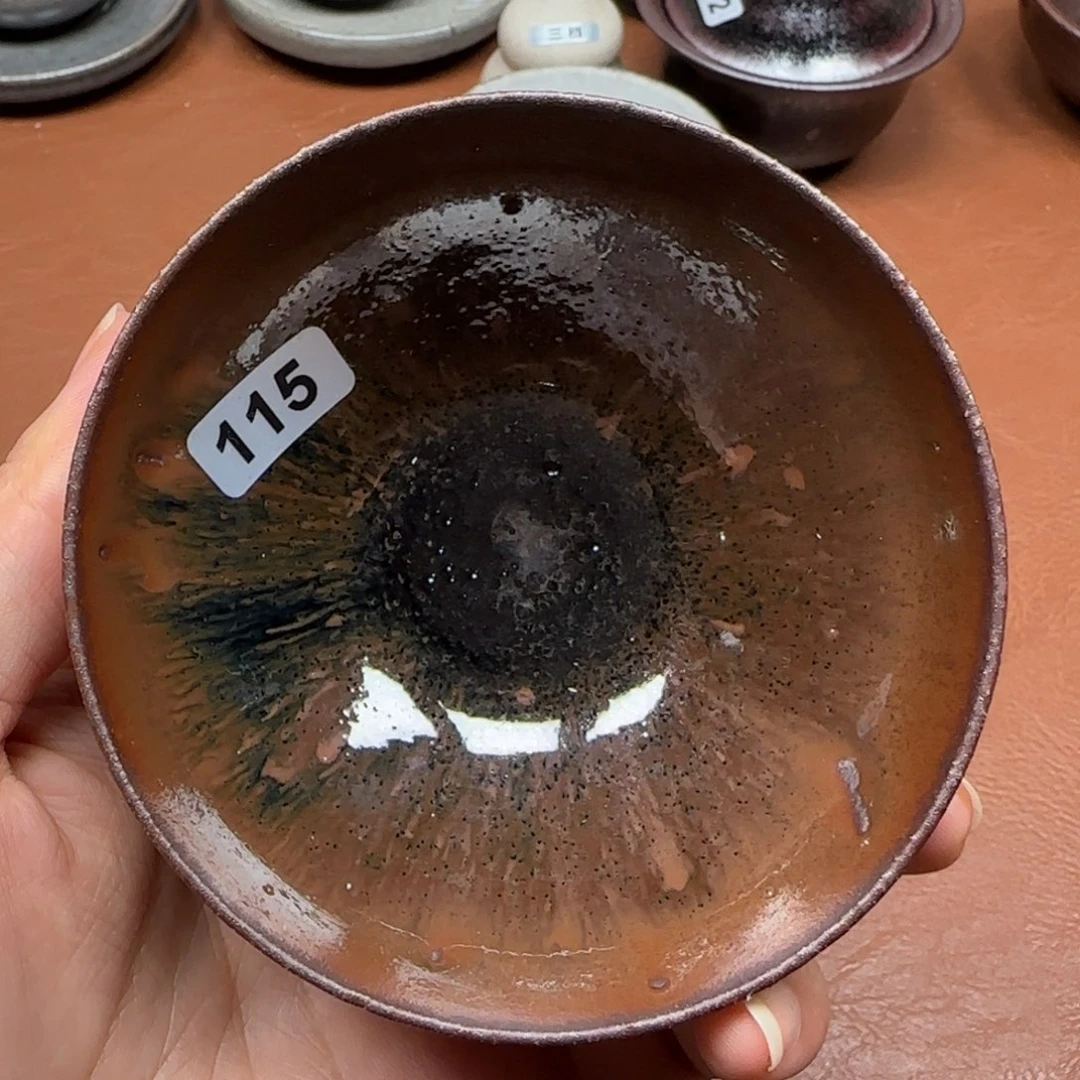 茶盏龙窑柴烧原矿原釉（微瑕）115
