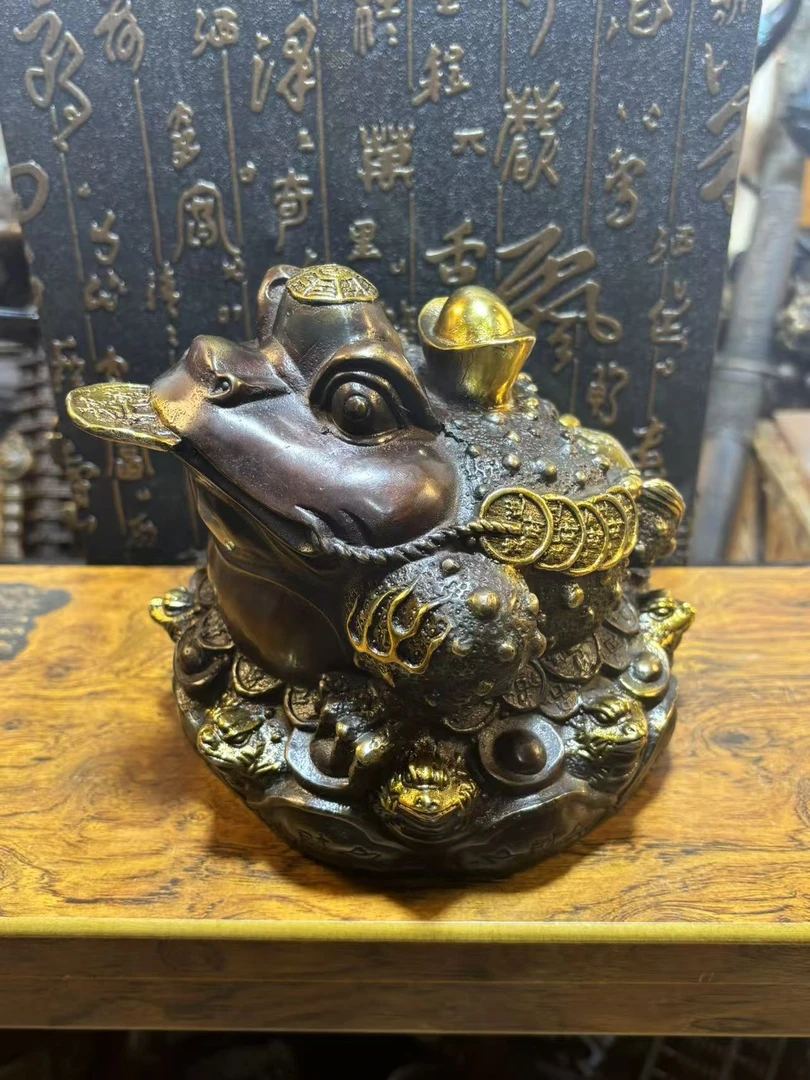 【闪购链接】大三足金蟾铜器专属链接