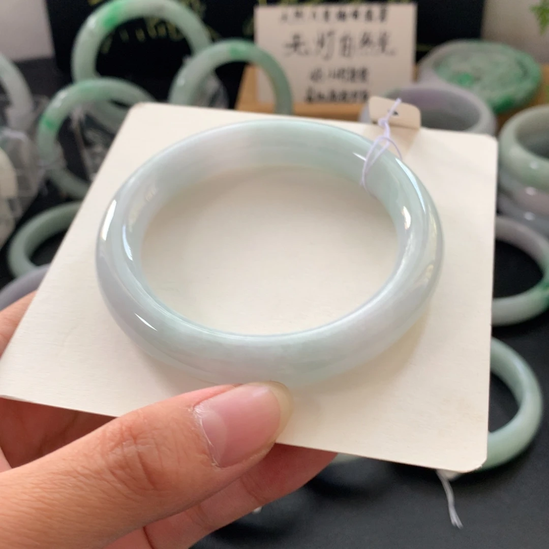 翡翠未镶嵌手镯14货48小时鉴赏期