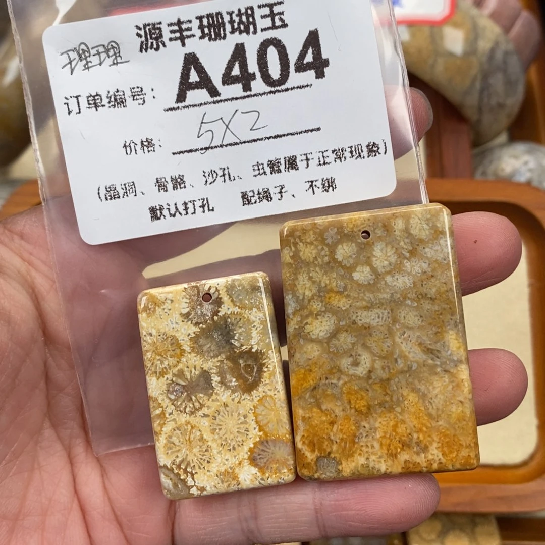 硅化玉颈饰未镶嵌L***理