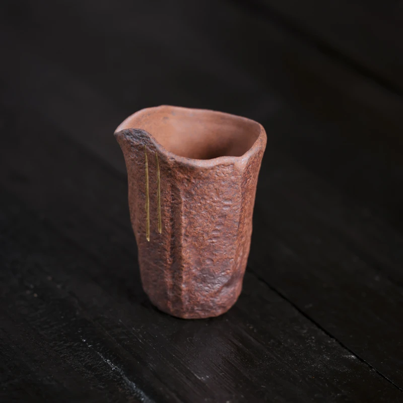 【纳兰】岩趣-琴弦高款公道杯（Q4272）