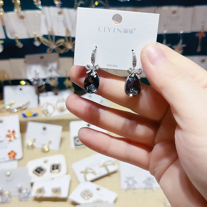 合金合金水滴型耳环