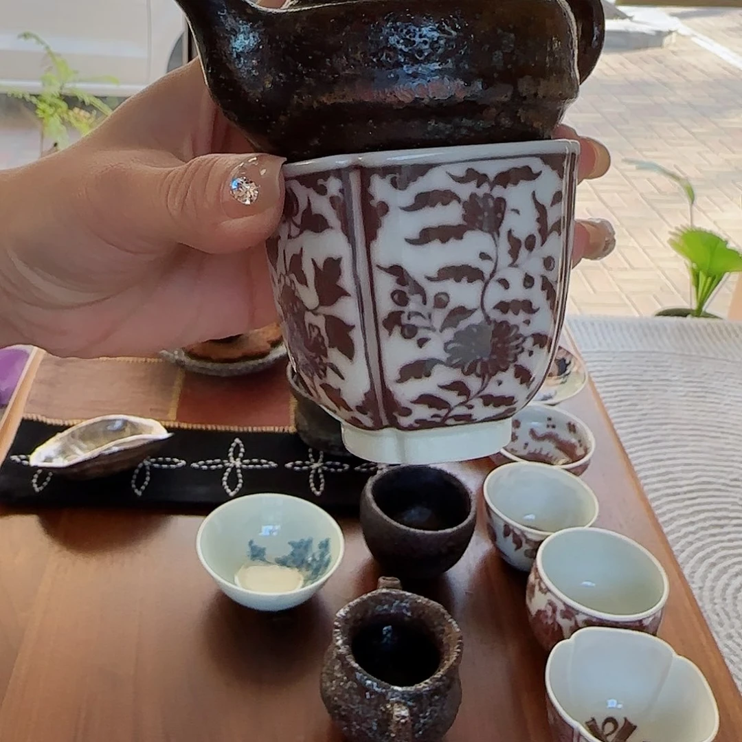 咸**油景德镇陶瓷小杯子