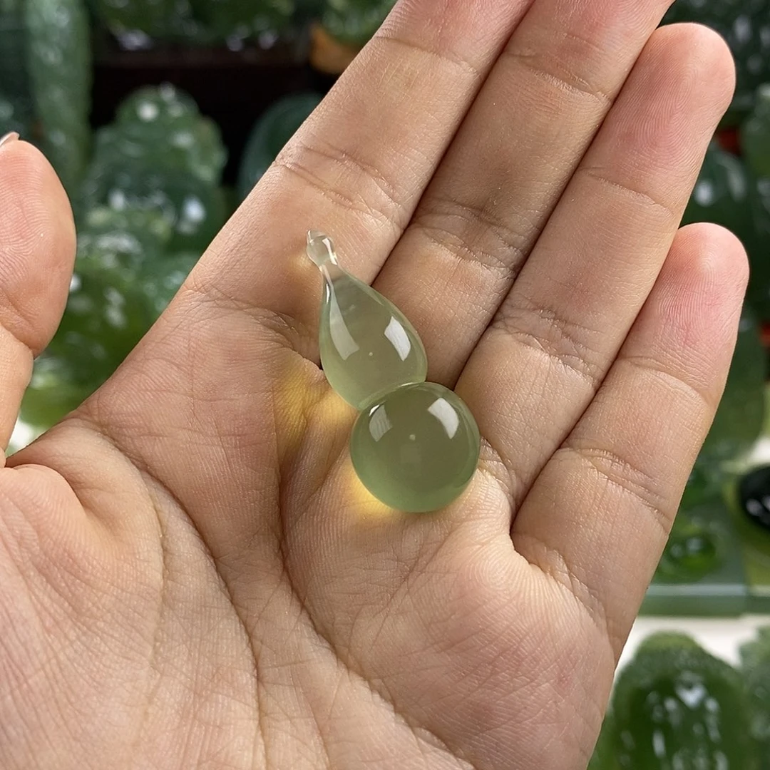 岫玉未镶嵌挂件挂件