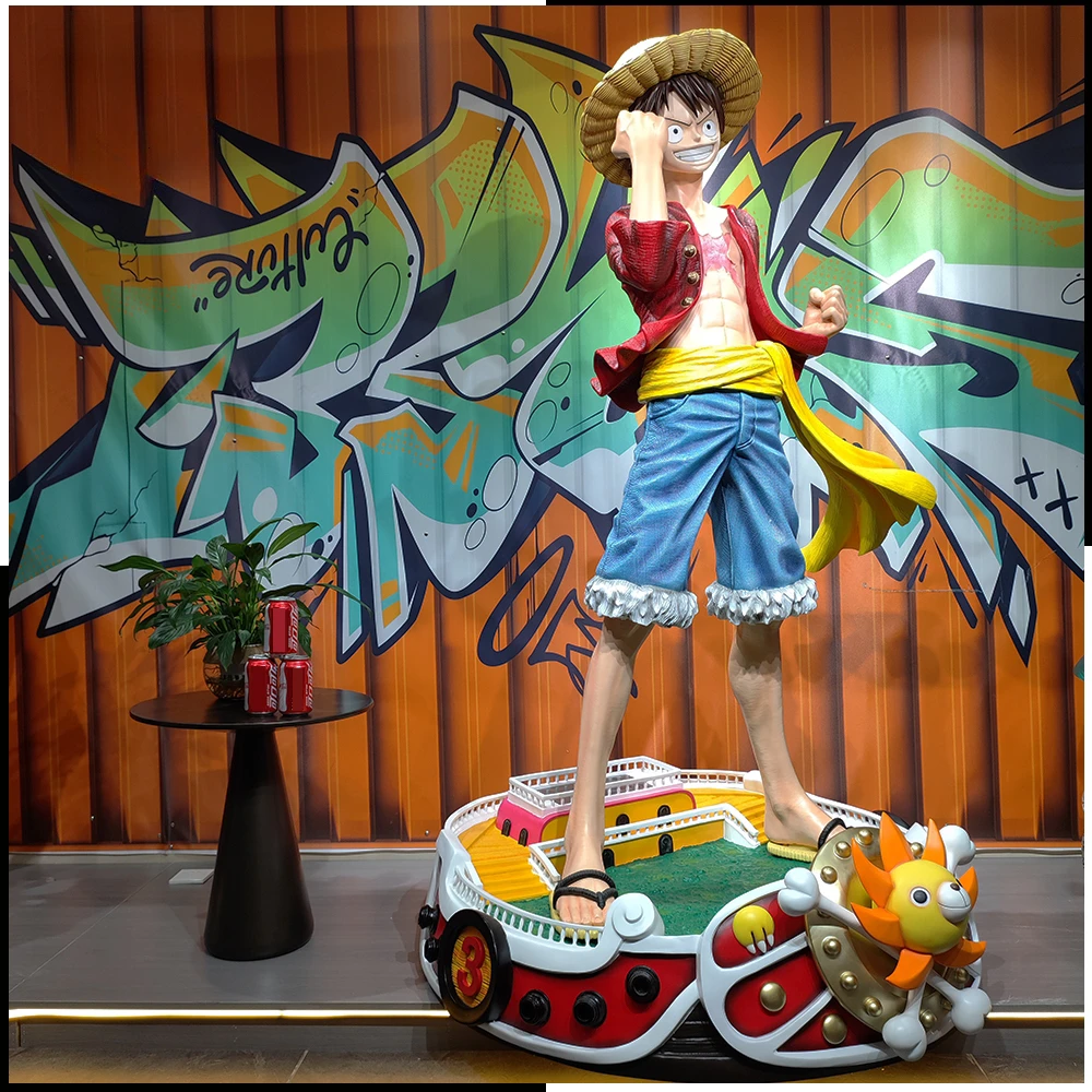 海贼王系列 1/1 ONEPIECE阳光号路飞大型模玩摆件 GK树脂材质