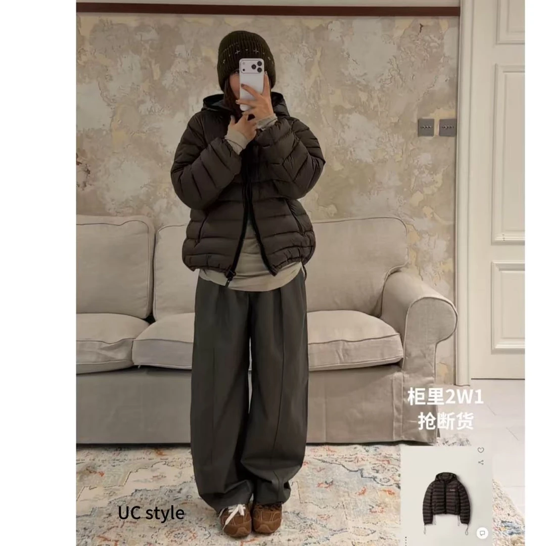 【UCSTYLE】’酱焖排骨‘轻量感95白鸭绒羽绒服主播穿S码
