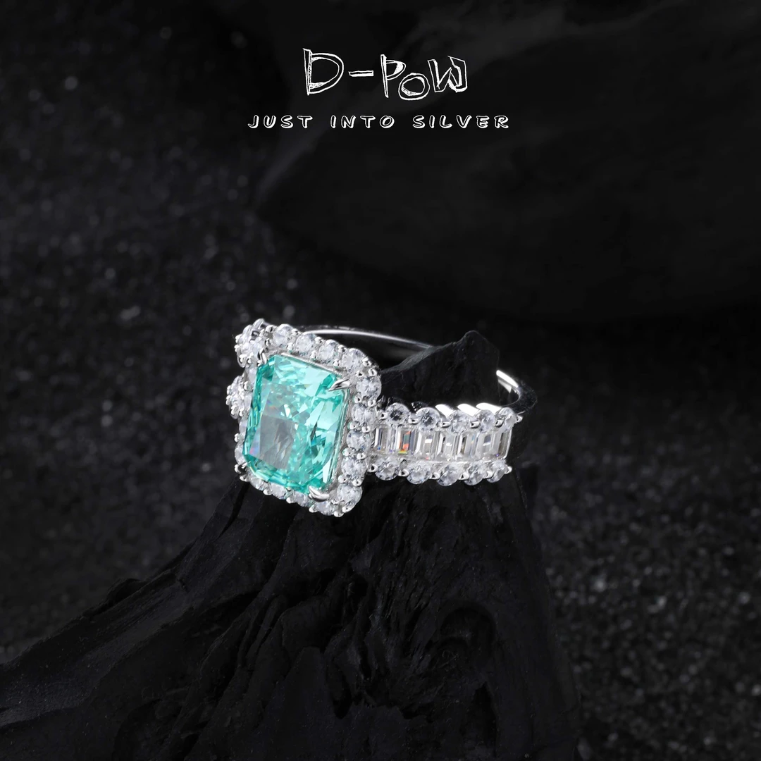 灯小炮 925银合成锆石戒指 k戒指（8964）