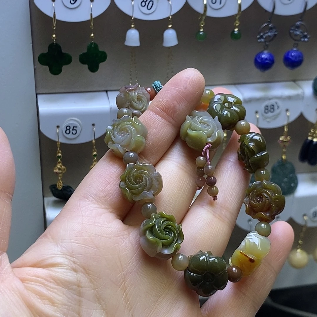 玛瑙/玉髓未镶嵌手链