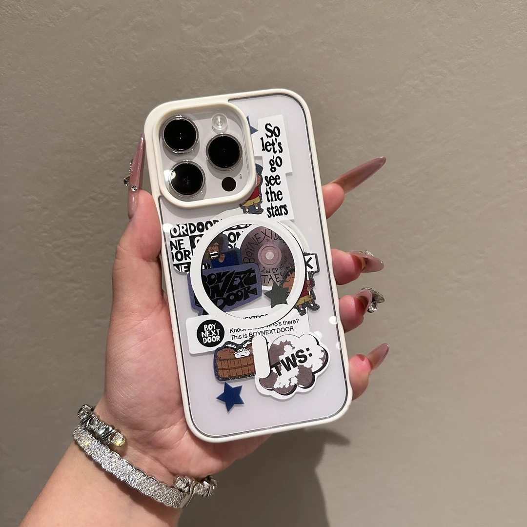创意小新插画壳适用苹果16pro/15promaxiPhone14手机壳1312