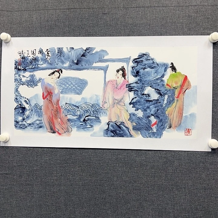 国画书画作品多次