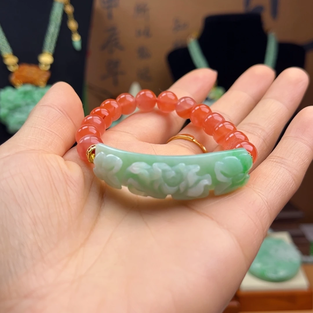 翡翠未镶嵌颈饰天然翡翠
