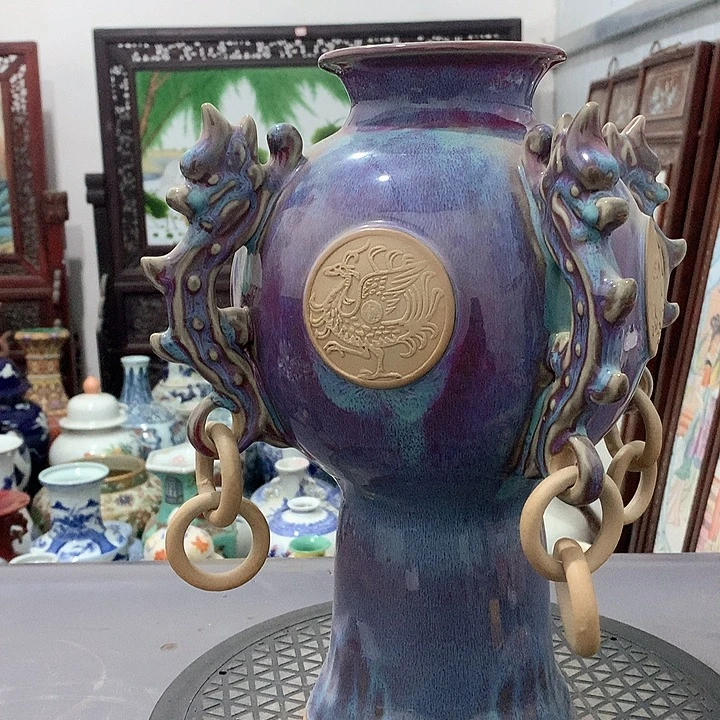 陶摆件博古架陶瓷摆件