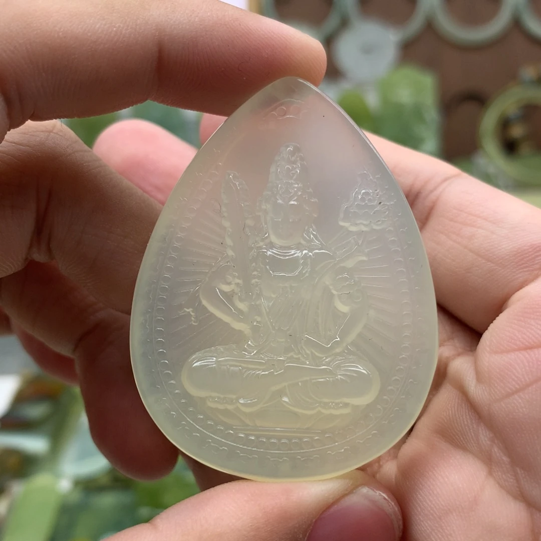 岫玉未镶嵌吊坠(不含链)