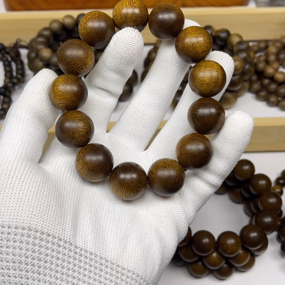 袁***生沉香手串越南芽庄黄棋楠1.8