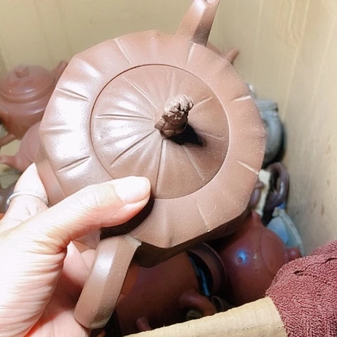 茶杯绿泥宜兴紫砂全手工制作福利