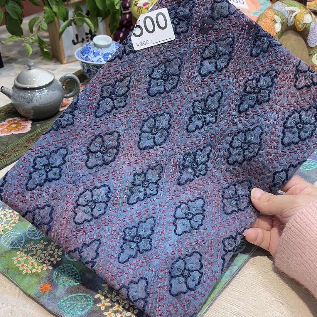 规格20.30刺子绣茶席