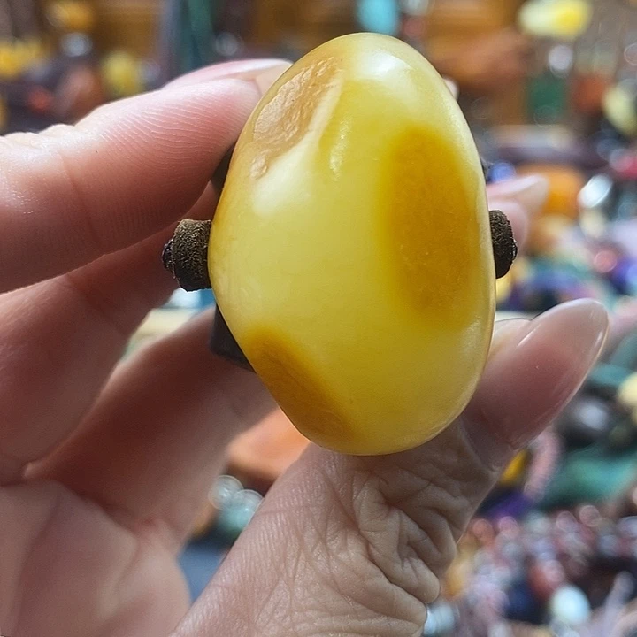 蜜蜡未镶嵌戒指戒指