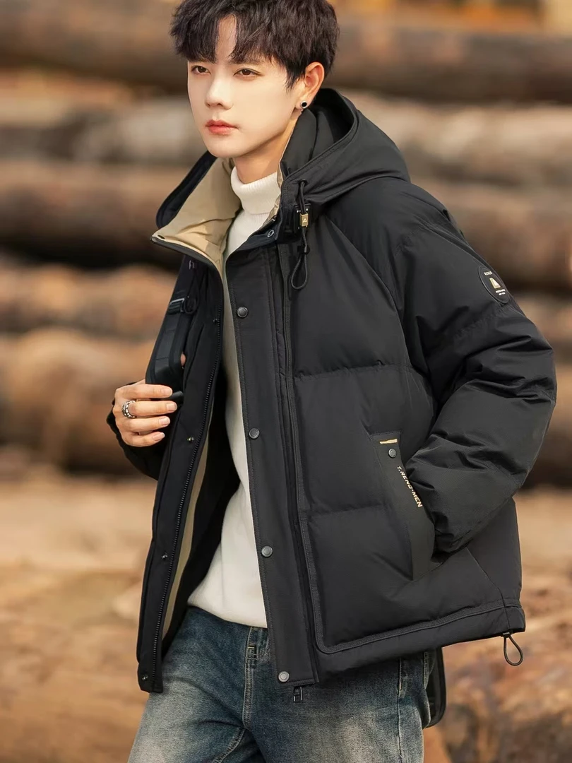 9715-1#冬季新款潮流韩版时尚保暖加厚外套（无水洗标）