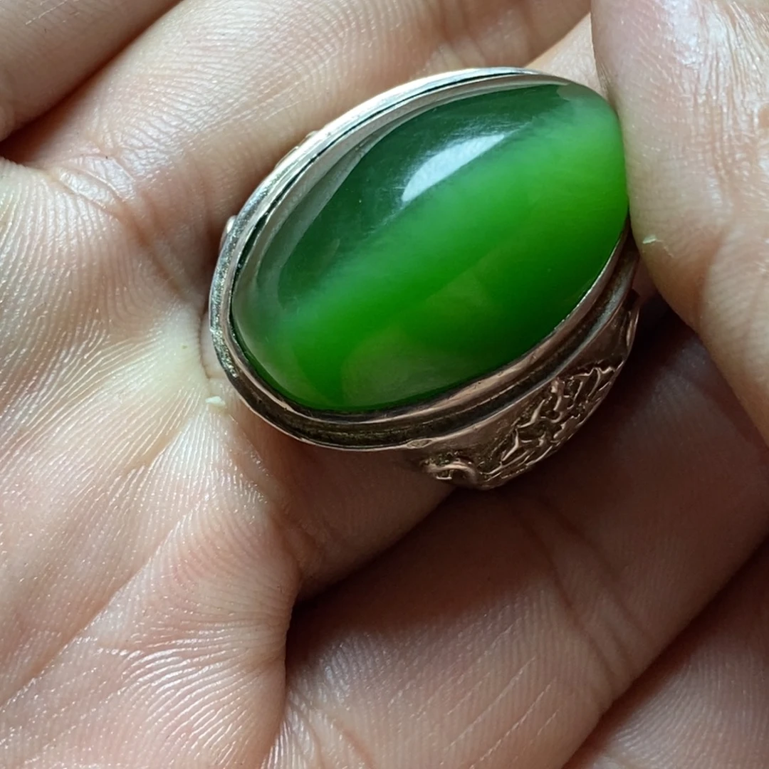 随***6和田玉（碧玉）未镶嵌挂件