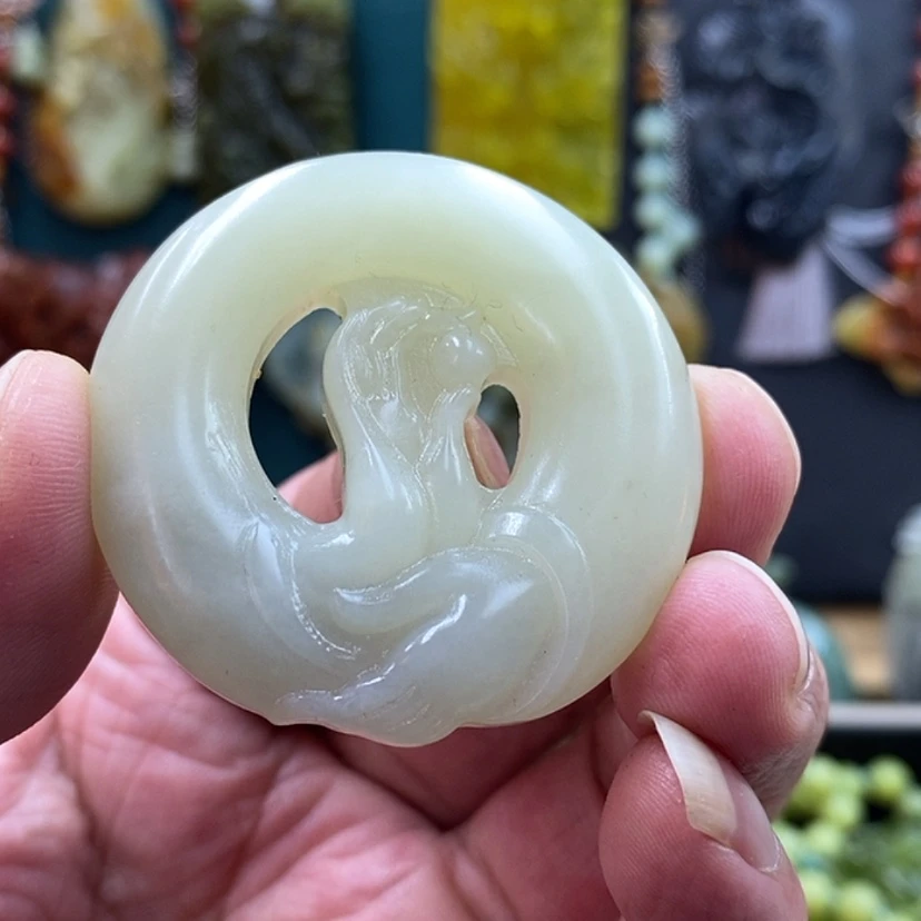 【闪购商品】未镶嵌蛇纹石玉吊坠