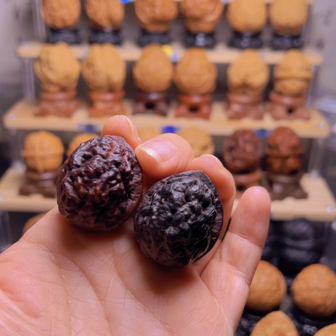 文玩核桃把件55w金蟾十八包37尺