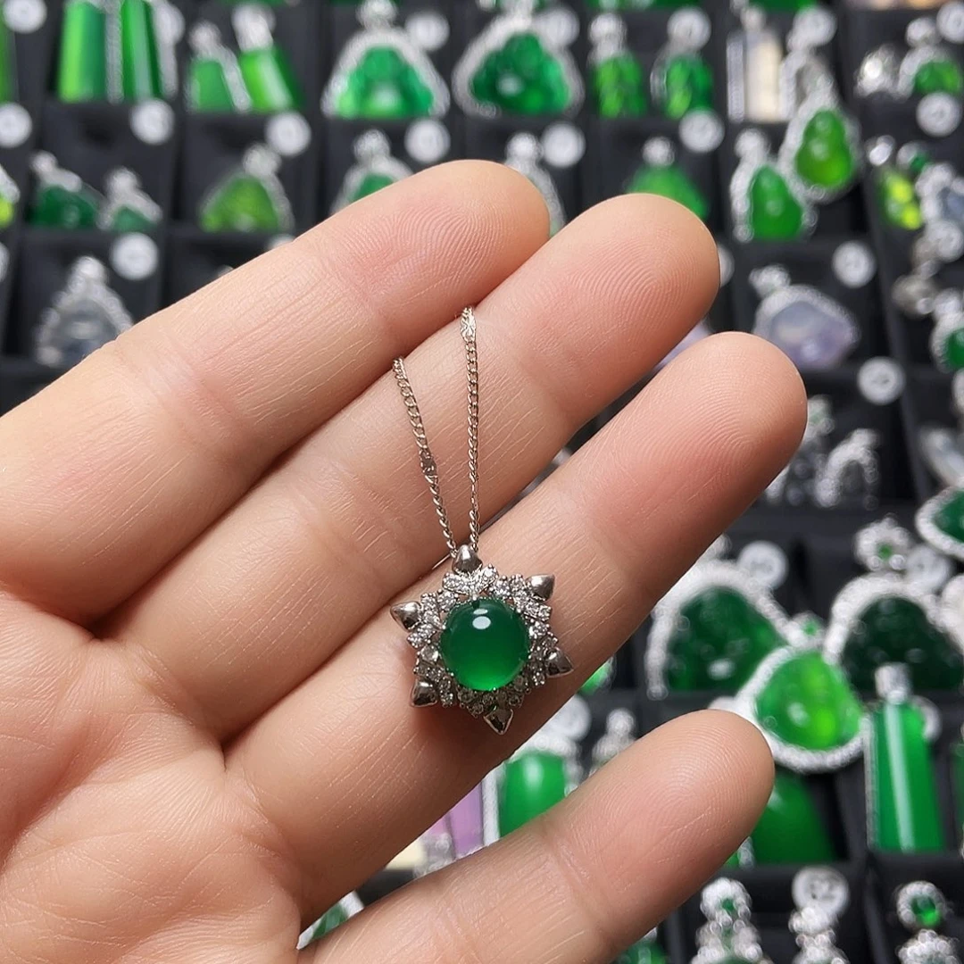 玛瑙/玉髓合金颈饰