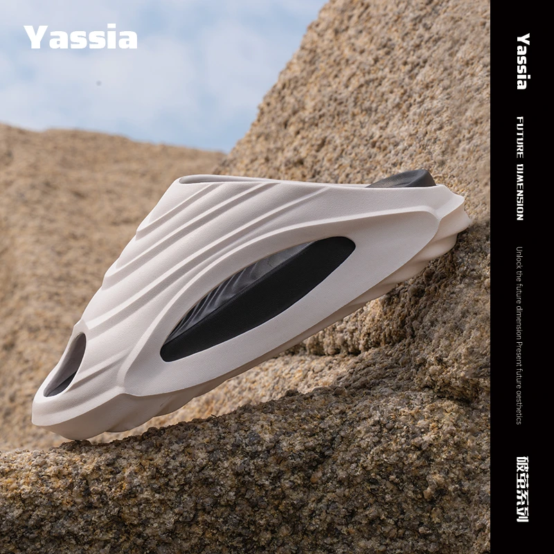 亚束2025新款破茧运动拖鞋男夏季外出防滑防臭情侣运动拖鞋踩屎感