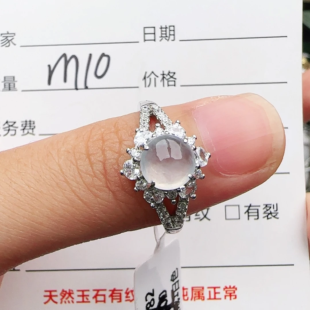银S925镶嵌戒指翡翠➳****｡戒指