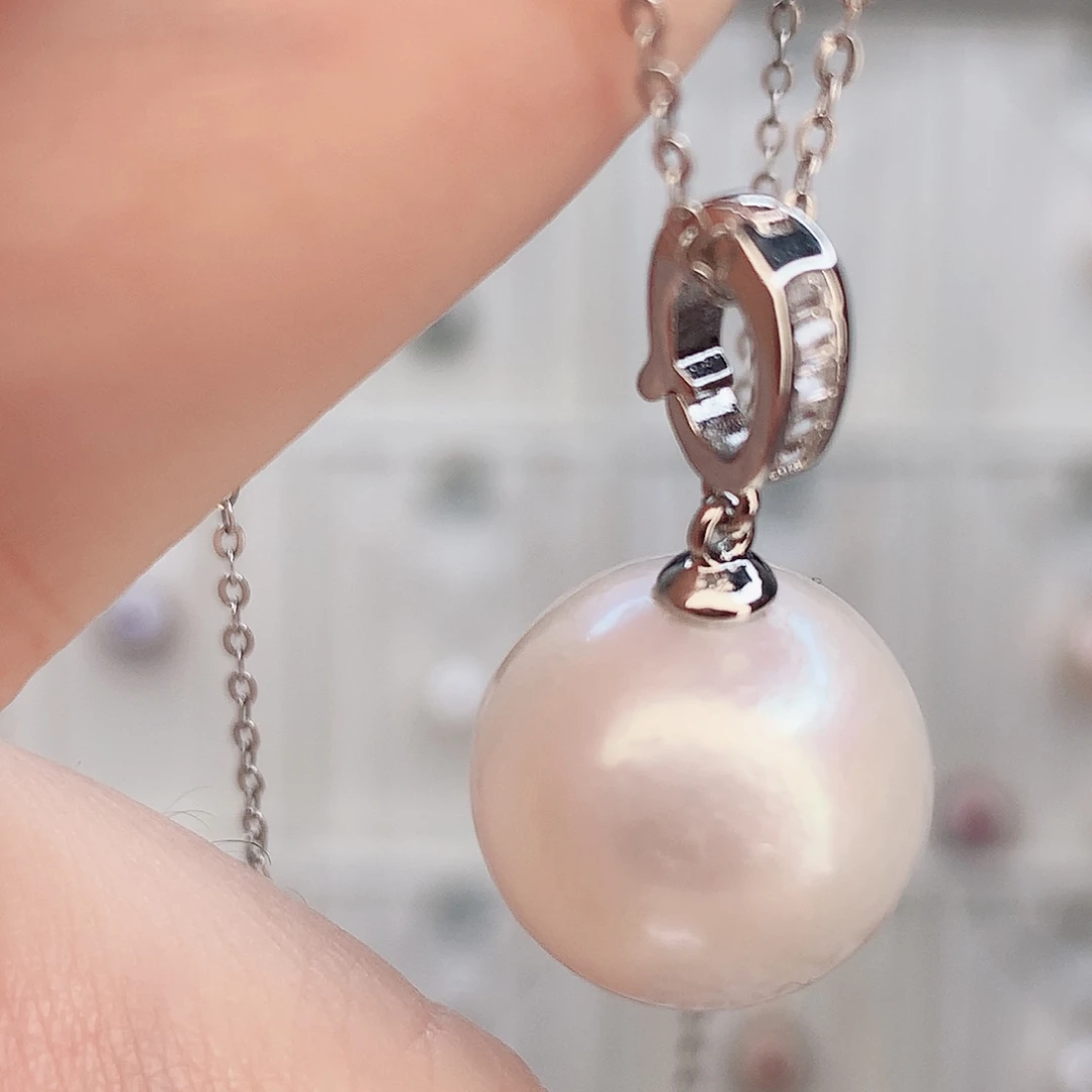 合金淡水珍珠吊坠(赠链)