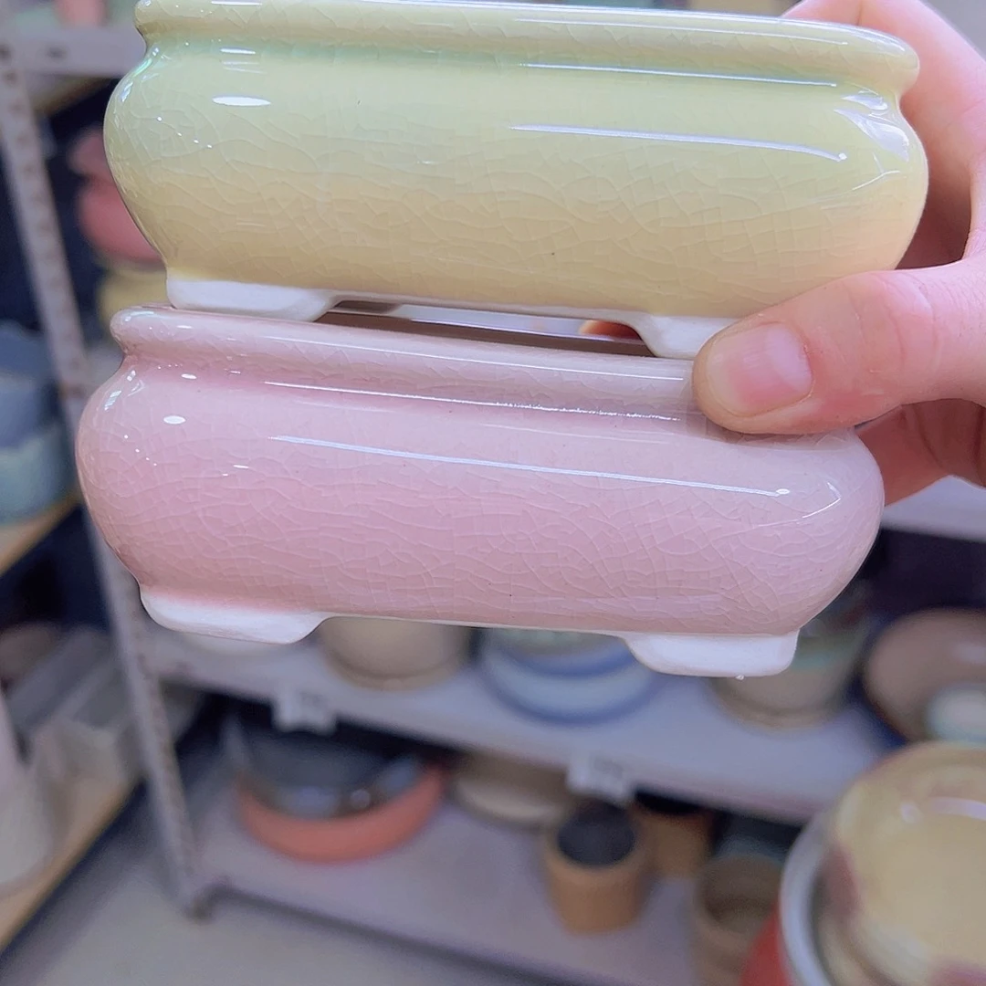 陶瓷花盆当场满12包邮