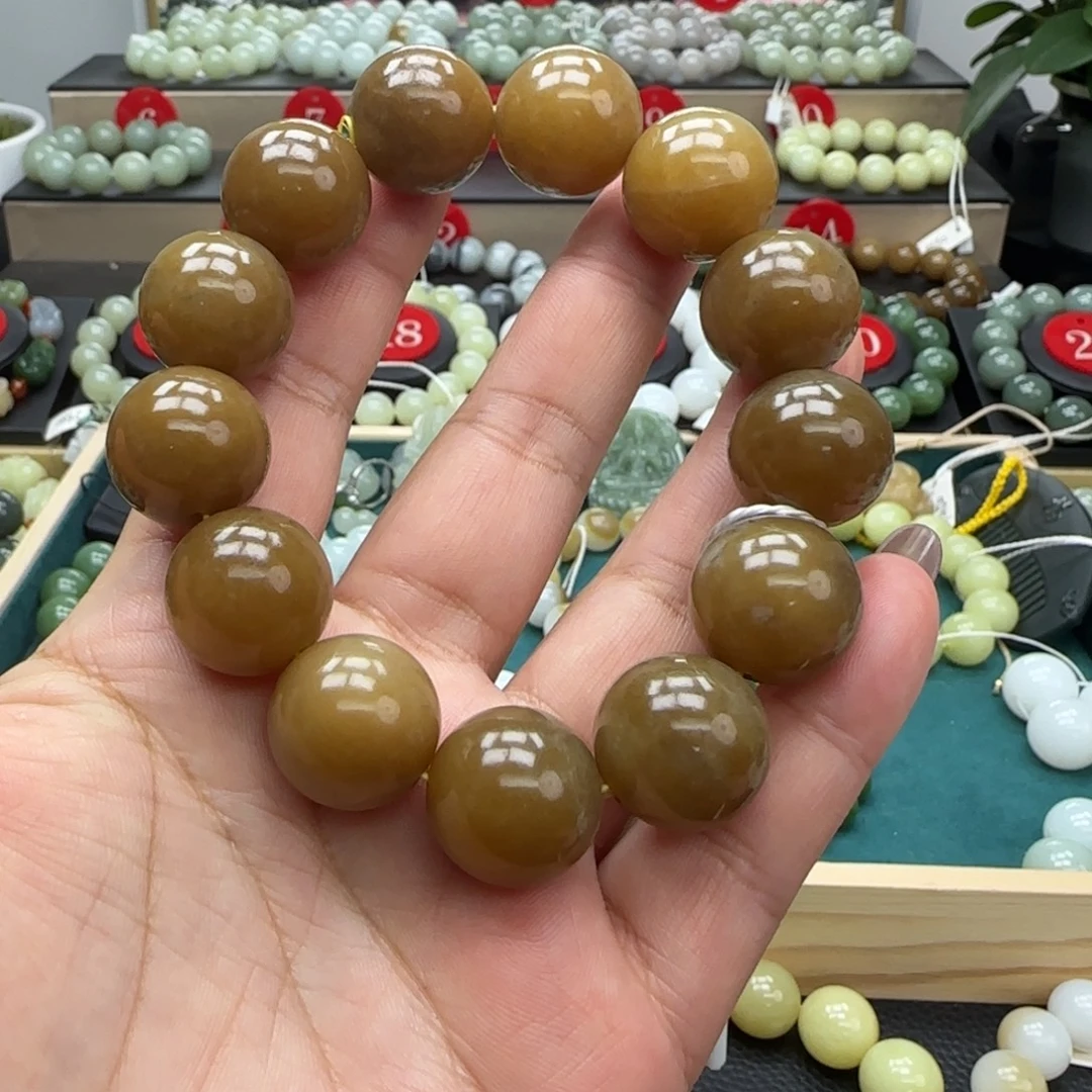 和田玉未镶嵌手链18