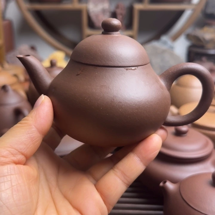 茶壶紫砂200cc梨形嫩底槽清