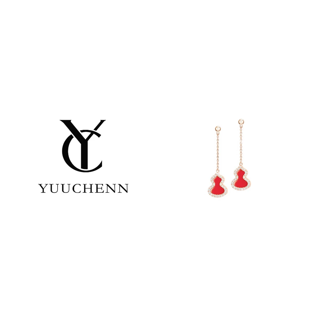 925银耳饰 YUUCHENN【Wulu吊坠】    轻奢  女士 玫瑰金  耳钉