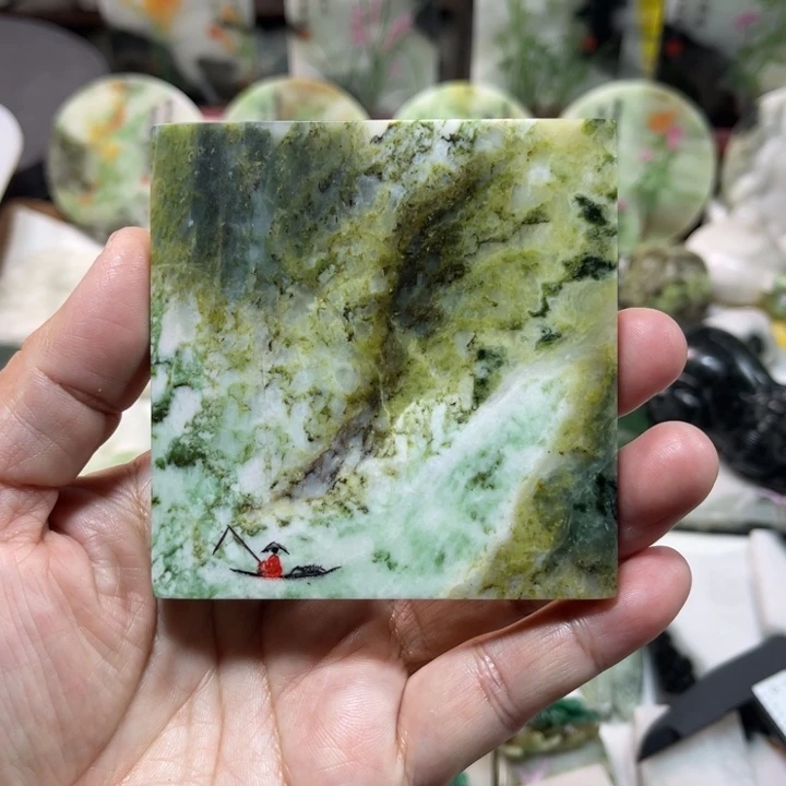 独山玉未镶嵌颈饰雅摆