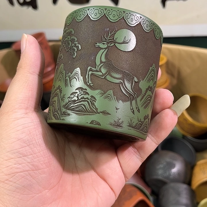 茶杯紫砂全手工紫砂主人杯