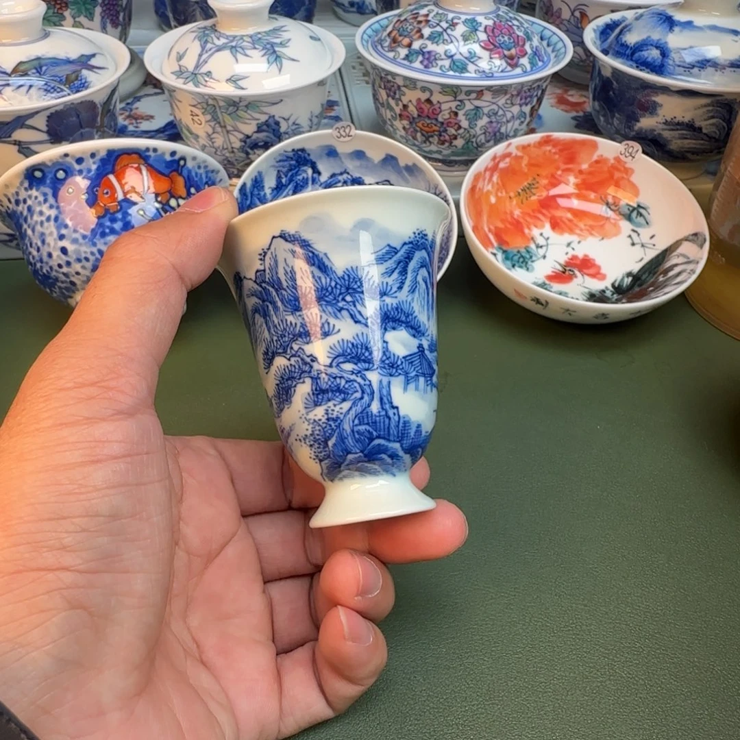 陶纯手工纯手绘茶具330
