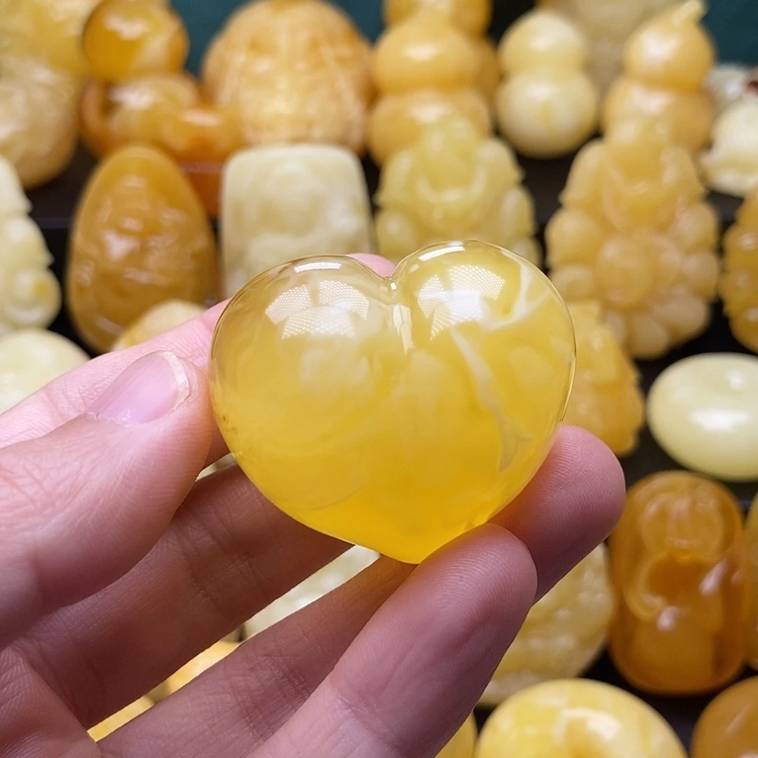 琥珀颈饰未镶嵌琥珀蜜蜡吊坠