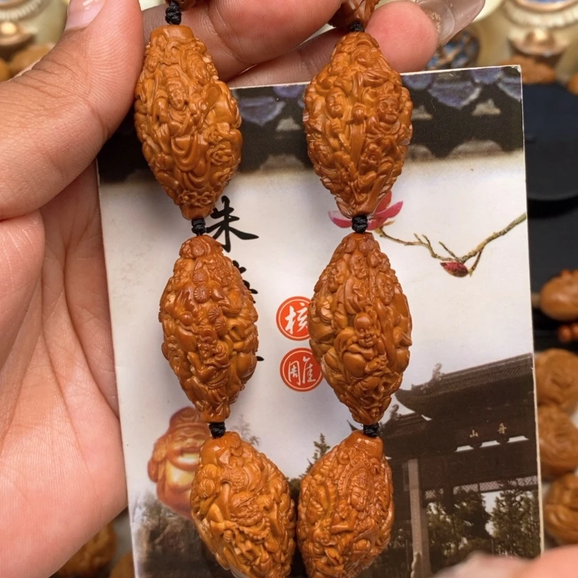 【闪购商品】橄榄核吊坠橄榄手工雕刻工艺