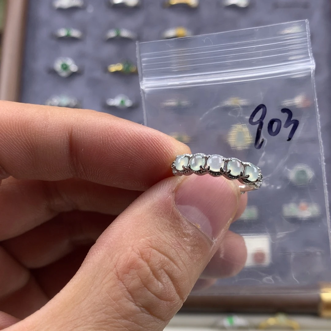 翡翠未镶嵌戒指903