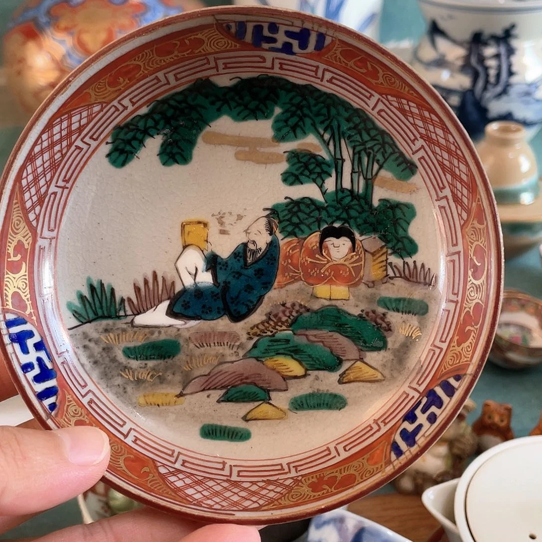 瓷片庄三盘子好看的不错